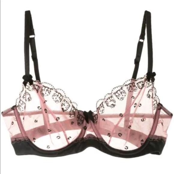 Morgan Lane Pink Lace Bra - Picture 3 of 11